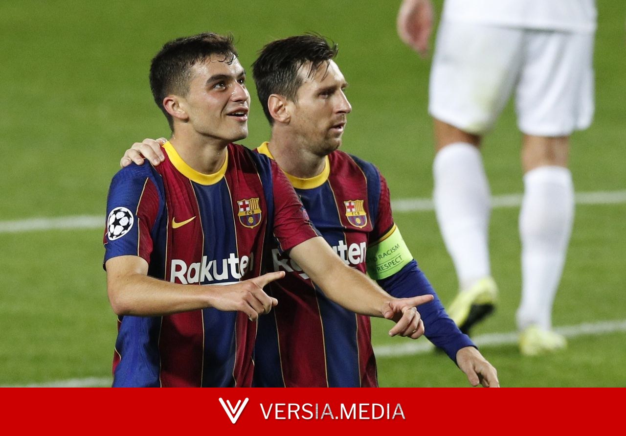 Pedri foi um dos últimos parceiros de Messi no Barcelona e apontado como herdeiro de protagonismo