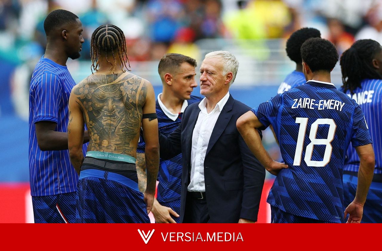 Emocionado, Deschamps se despede da seleção da França: