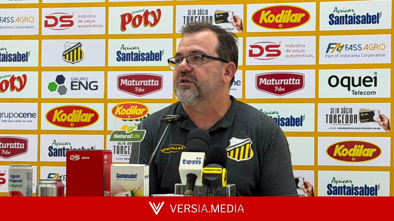 Enderson comemora liderança, mas prega cautela no Novorizontino: “Pés no chão”