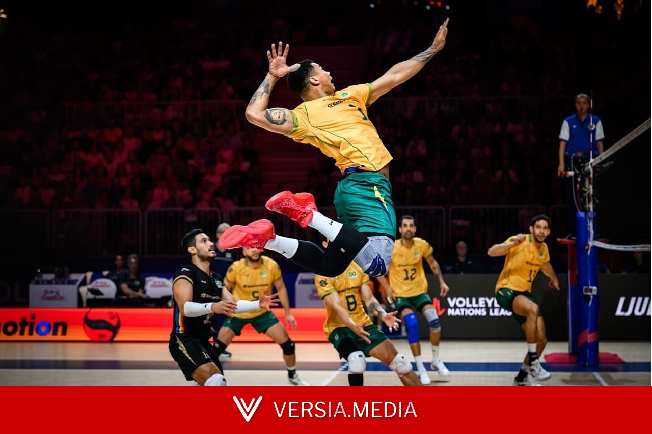 Brasil x França na Liga das Nações Masculina de vôlei: onde assistir e horário