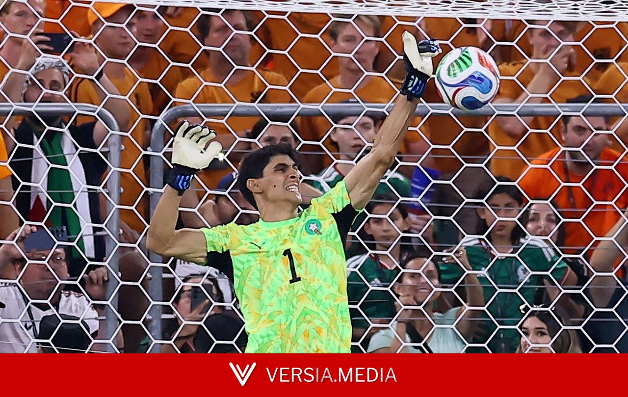 Estilo Bono? Saiba como técnica do futsal é trunfo de goleiro do Marrocos em pênaltis na Copa