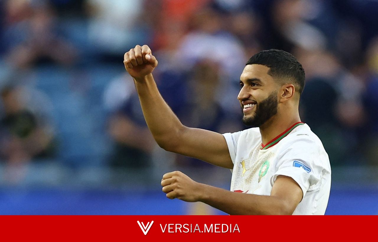 Três jogos, três gols: regularidade de Saibari vira trunfo para Marrocos no mata-mata da Copa