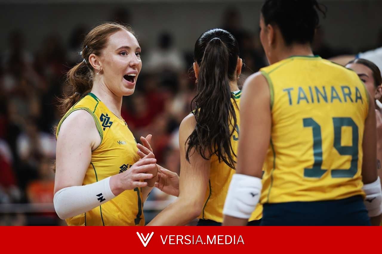 Com reservas, Brasil é superado pela Tailândia na Liga das Nações Feminina de Vôlei