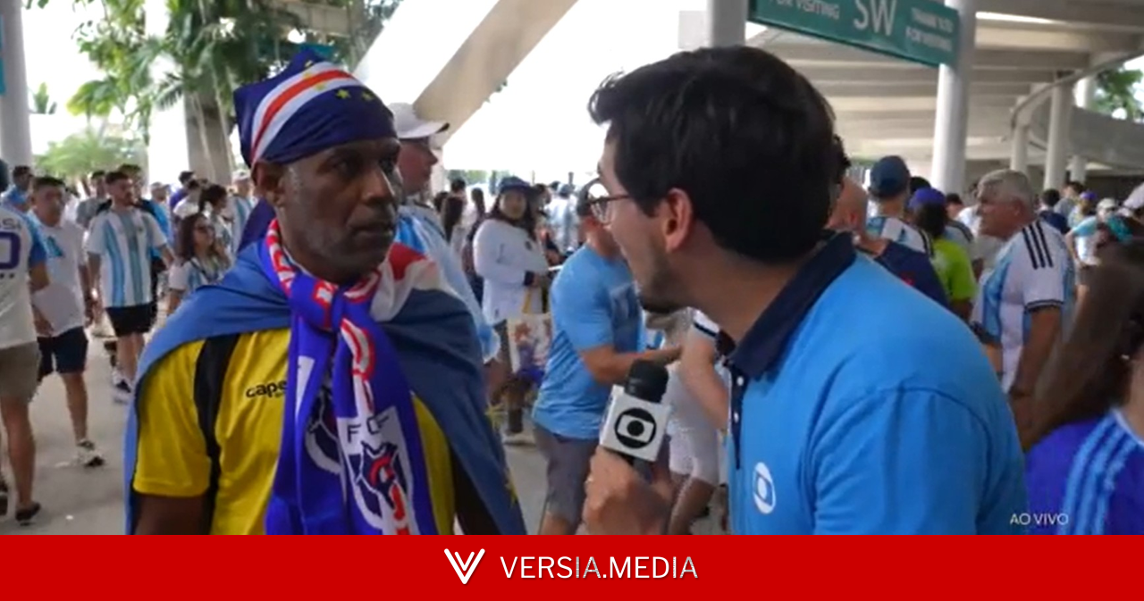Repórter da TV Globo entrevista sem querer o pai de Vozinha antes de Argentina x Cabo Verde; veja