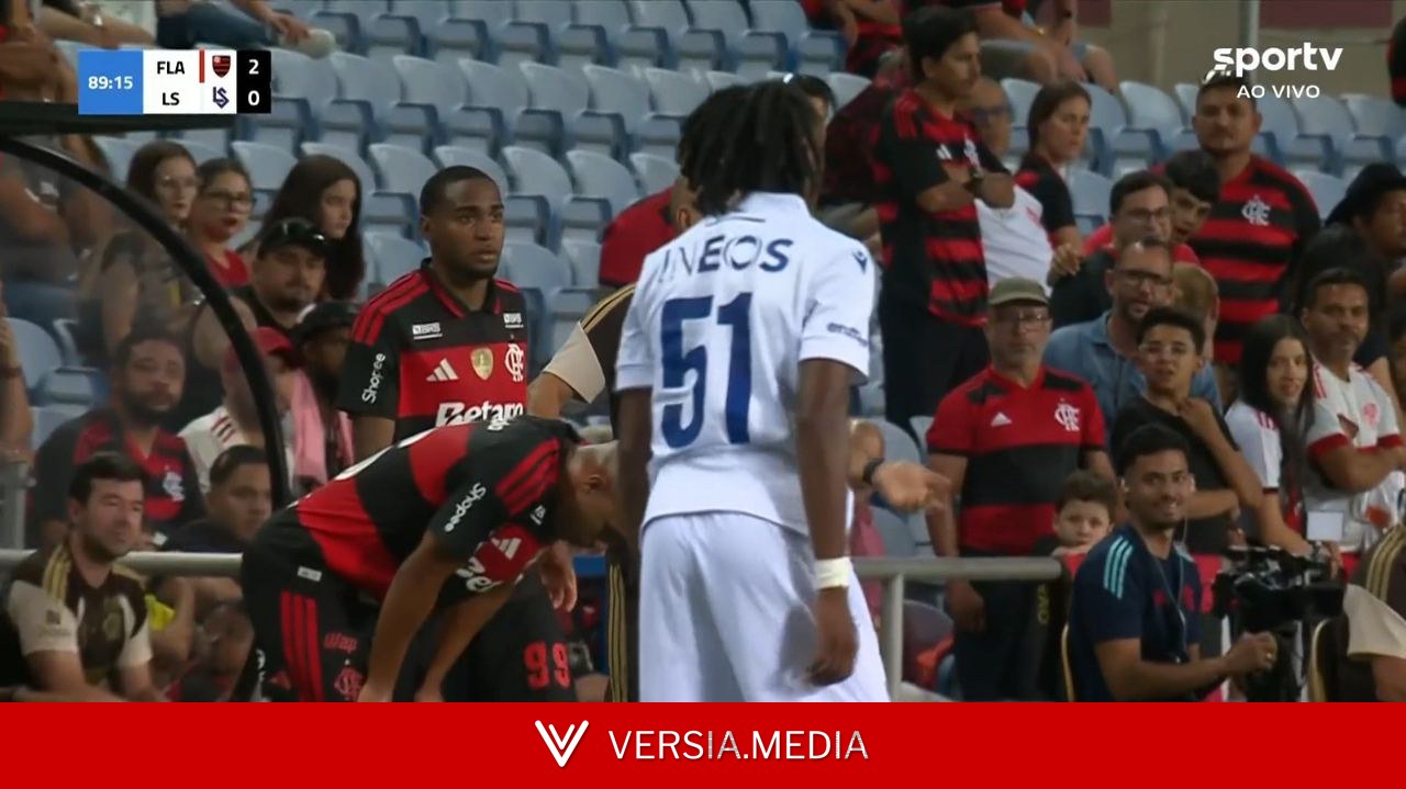 Pode isso, Arnaldo? Lorran entra duas vezes em campo em vitória do Flamengo