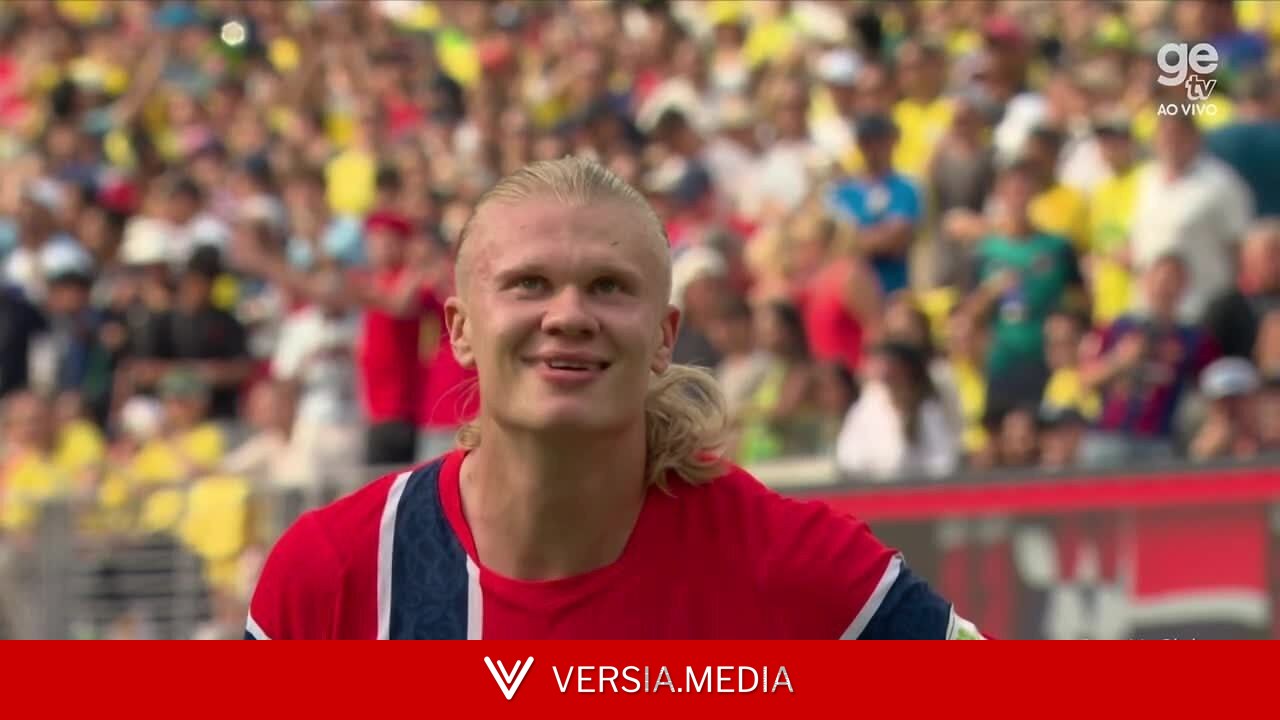 Ex-jogador da Noruega que enfrentou o Brasil compara Haaland a Ronaldo: