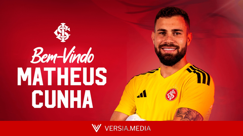 Inter anuncia a contratação do goleiro Matheus Cunha; veja detalhes