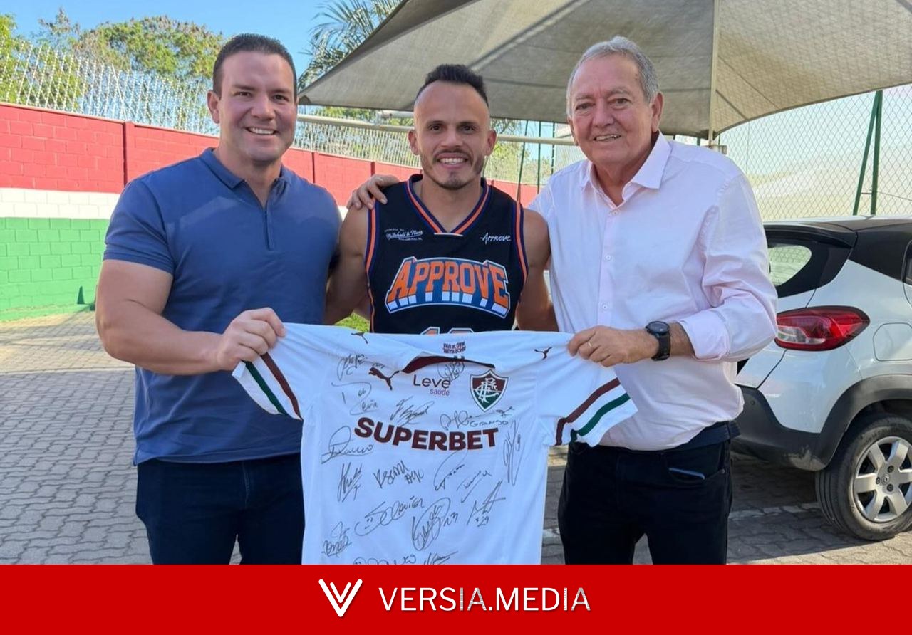 Responsável pela gestão profissional do Picos realiza visita a Renê, patrocinador do clube