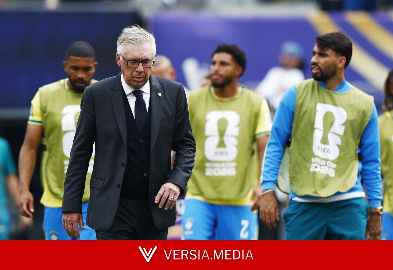 Ancelotti explica o que levou a recorde negativo de posse de bola em Brasil x Noruega; veja números
