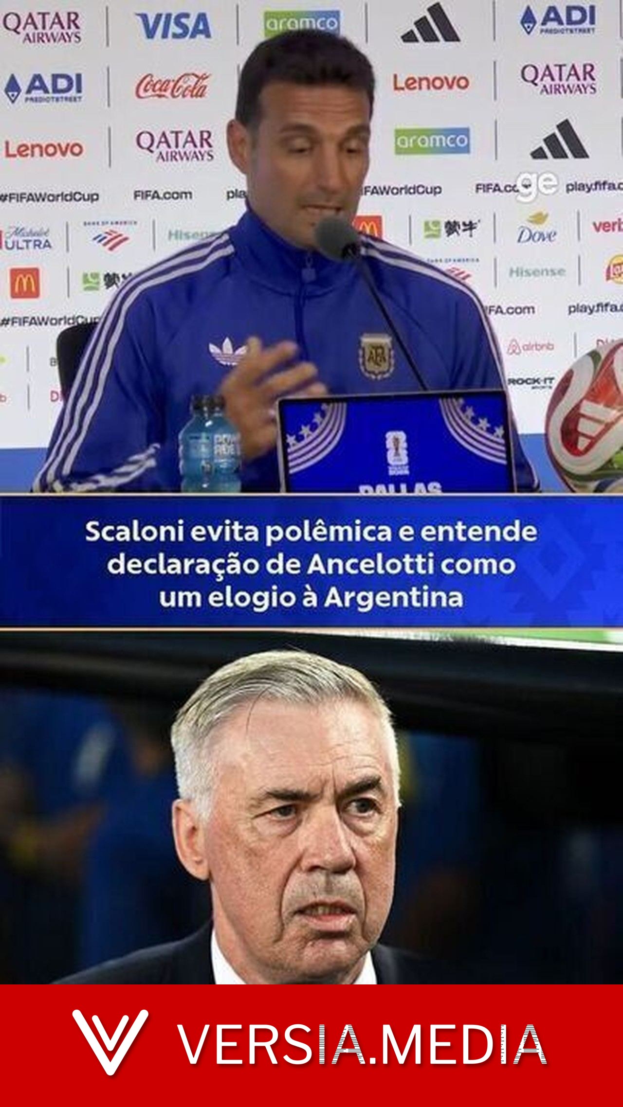 Scaloni chega a 100 jogos à frente da Argentina mirando recorde de Stábile