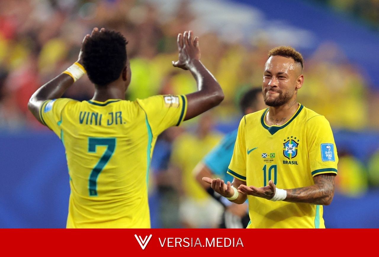 Vini Jr deseja sorte a Neymar e diz: 