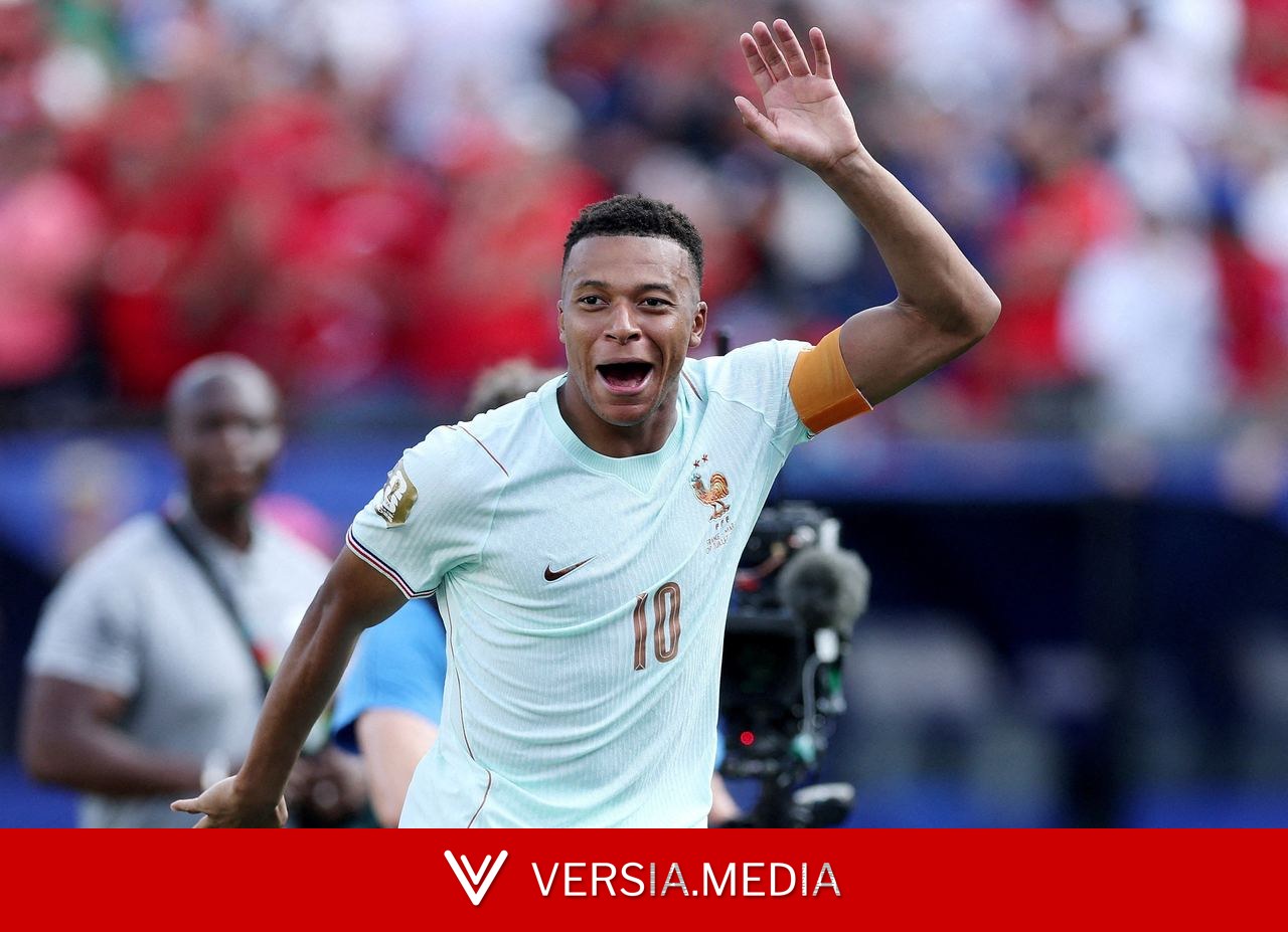 Mbappé celebra ida da França à semi e planeja mesmo gás: 